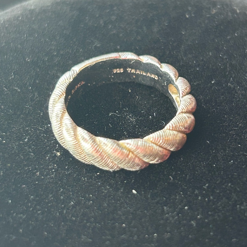 Judith Ripka sterling silver ring, size 5